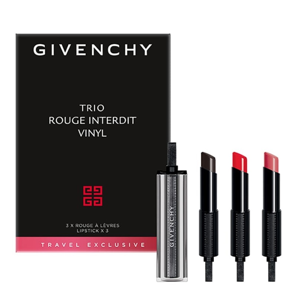 Givenchy Rouge Interdit Vinyl Exclusive Lipstick Trio Set - Picture 3 of 3